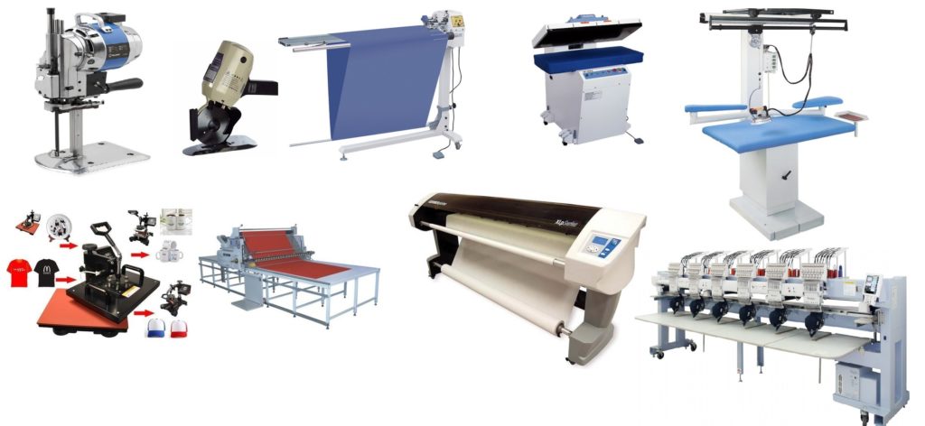 Essential Machines and Equipment for garments| Machinery for garments | Garments Stitching machinery | Necessary equipment for garments