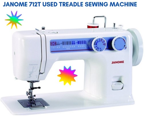 Janome 712t used treadle sewing machine