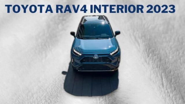 Toyota RAV4 interior 2023